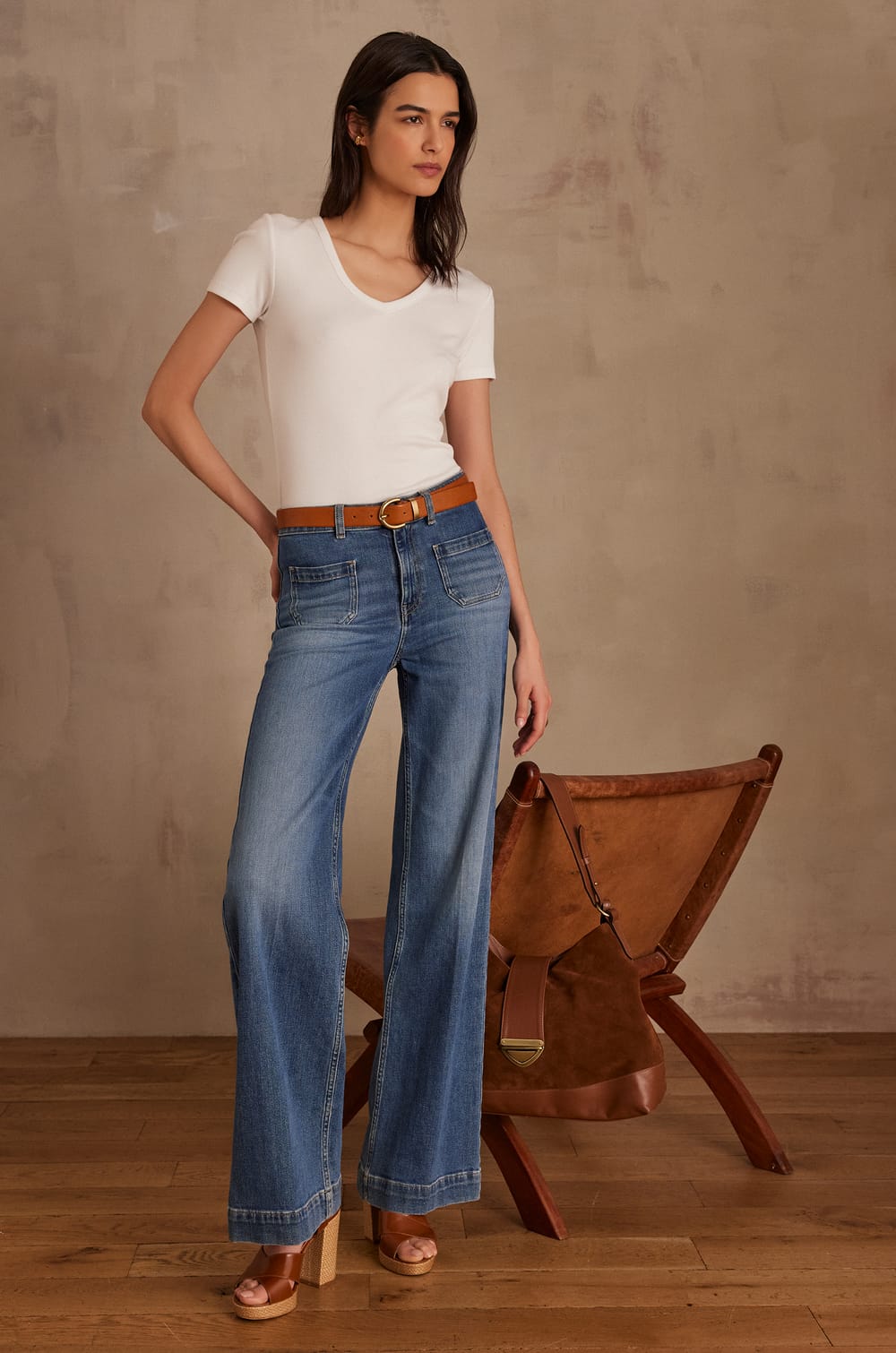 ADAM cotton T-shirt;${refinementColor}