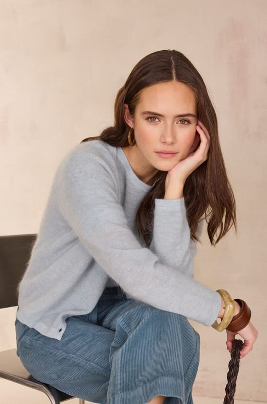 PAOLO mohair and wool cardigan;${refinementColor}