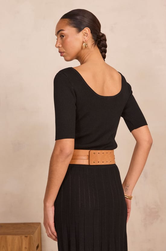 Pull manches courtes PEGGY;${refinementColor}