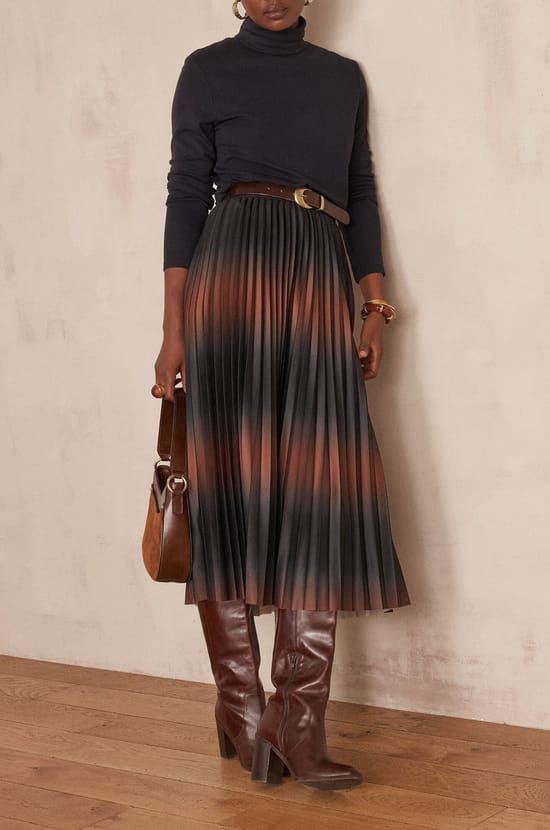 Jupe pliss&eacute;e DARCY;${refinementColor}