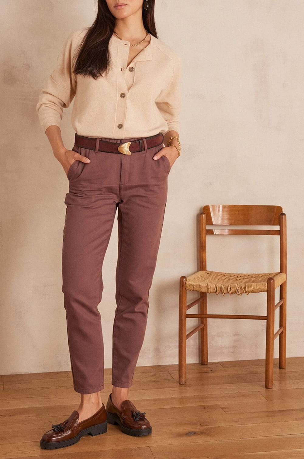 Cardigan BILLY en cachemire;${refinementColor}