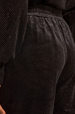 Liam sparkling velour jogging pants;${refinementColor}