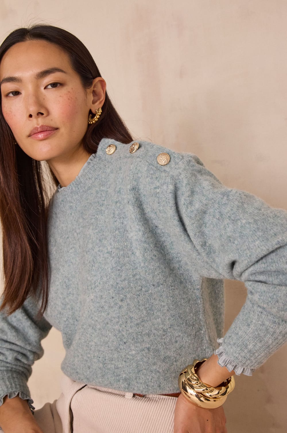 Pull à manches longues PAMELA;${refinementColor}