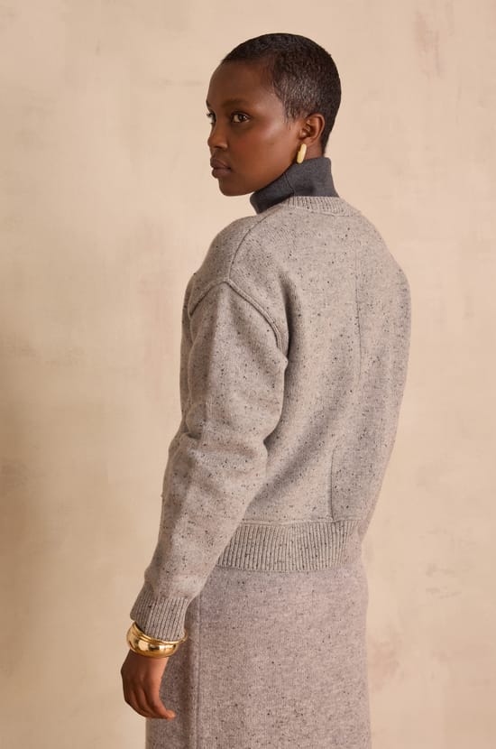 BAWER 100% wool cardigan;${refinementColor}