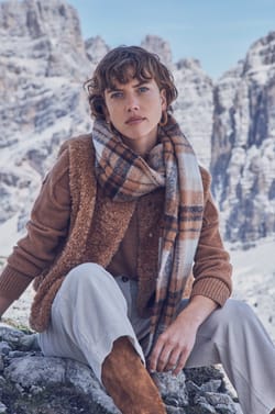 Écharpe à carreaux TRISTAN;${refinementColor}