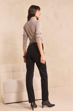 MARCUS cotton blend slim pants;${refinementColor}