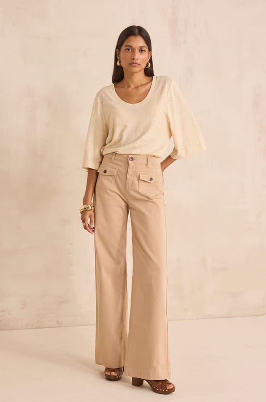 TIAGO wide pants;${refinementColor}