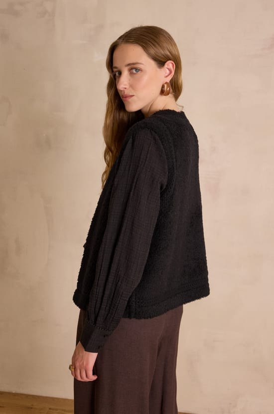 BAYANE wool Cardigan;${refinementColor}
