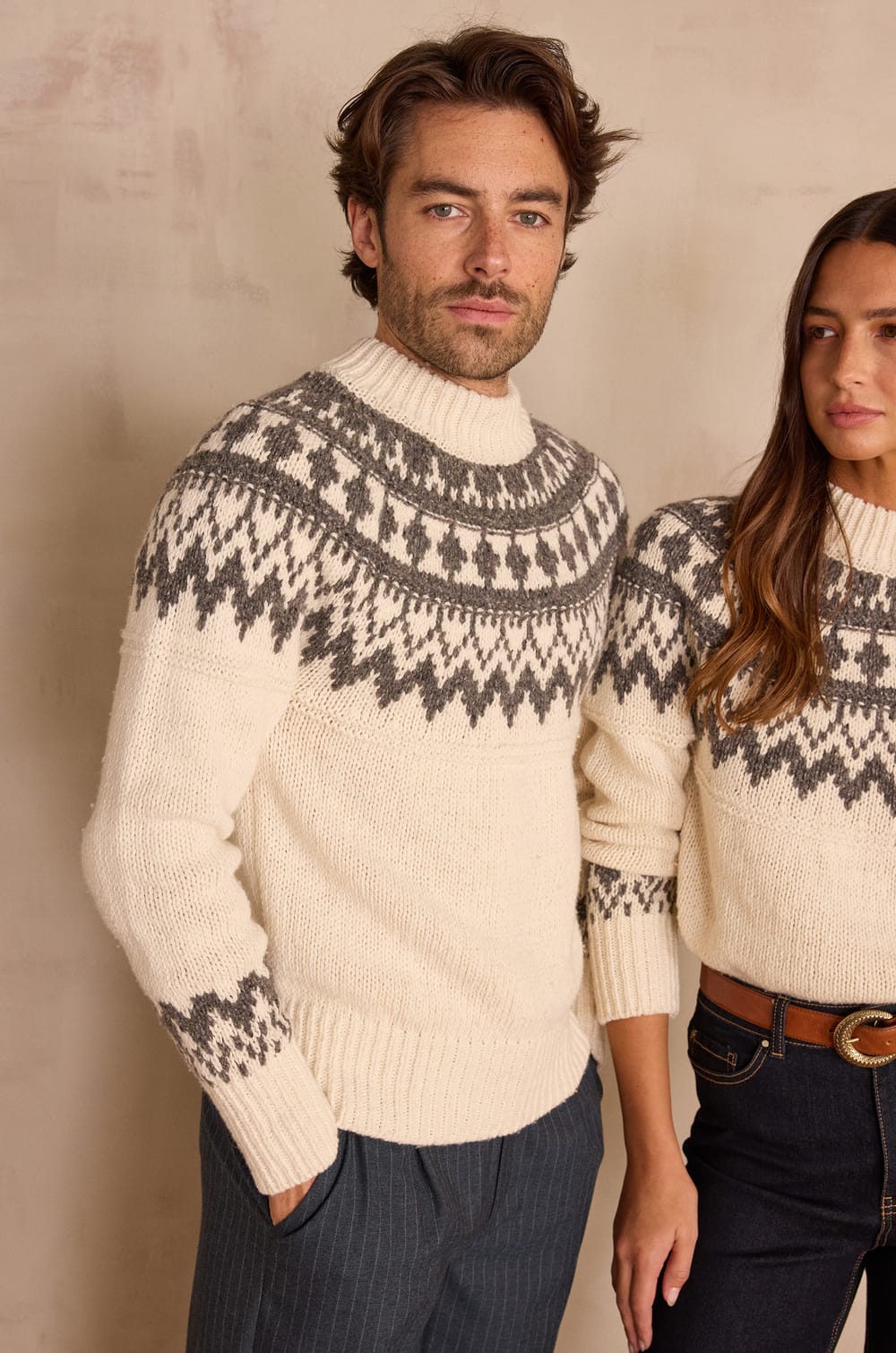 Unisex turtleneck jumper TEMERAIRE in wool;${refinementColor}