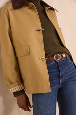 Long sleeve cotton parka CASEY;${refinementColor}