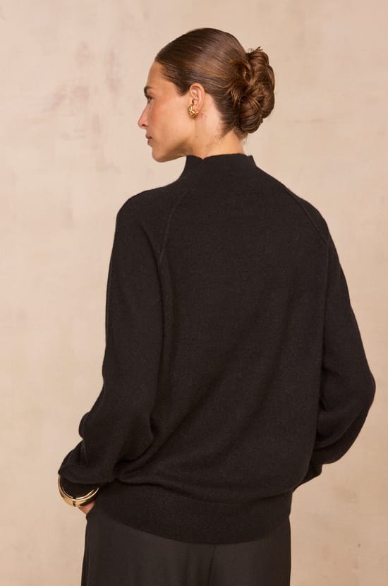 Achille 2-ply cashmere long-sleeve sweater;${refinementColor}