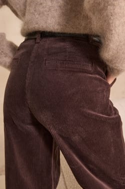 FERGUSON cotton blend pants;${refinementColor}