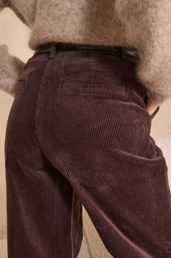 FERGUSON cotton blend pants;${refinementColor}