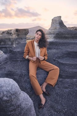 TAMINA wide linen blend pants;${refinementColor}