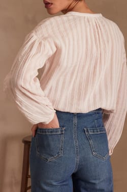 Blouse &agrave; rayures BELLE;${refinementColor}