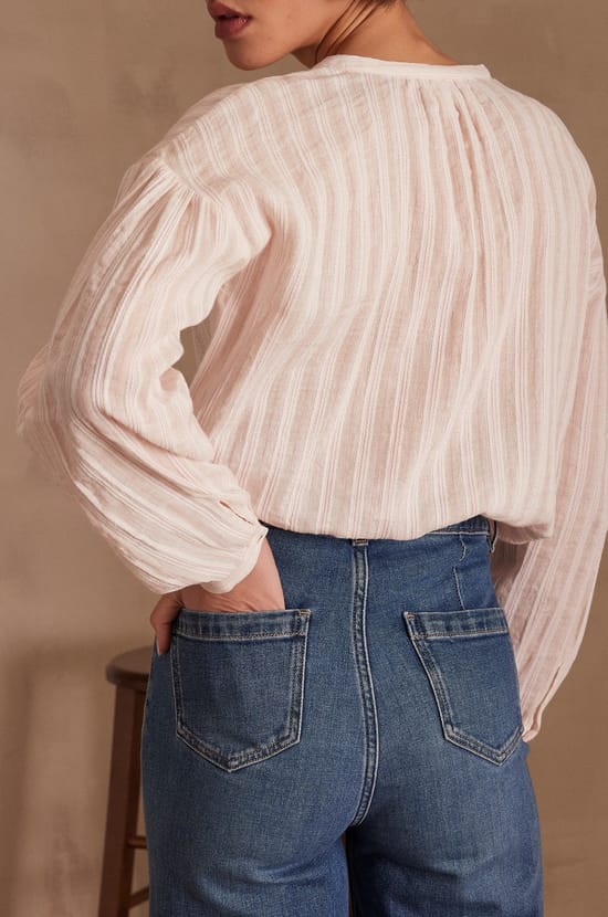 Blouse &agrave; rayures BELLE;${refinementColor}