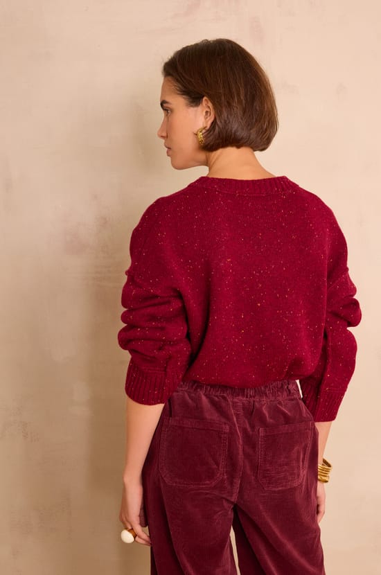 Pullover BALANTIN aus 100% Wolle;${refinementColor}