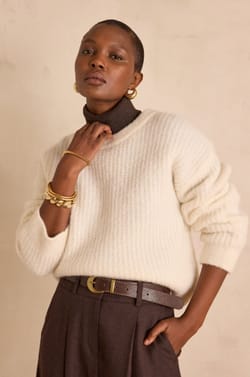 Alpaca and wool jumper BLOOM;${refinementColor}