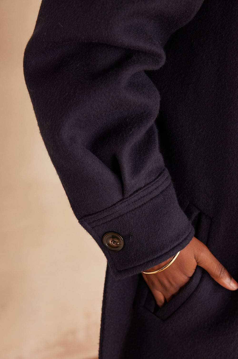 DJOVANNI long wool coat;${refinementColor}