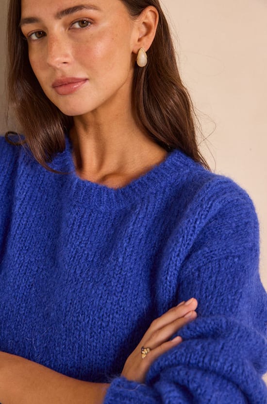 ANASTASIA mohair blend sweater;${refinementColor}