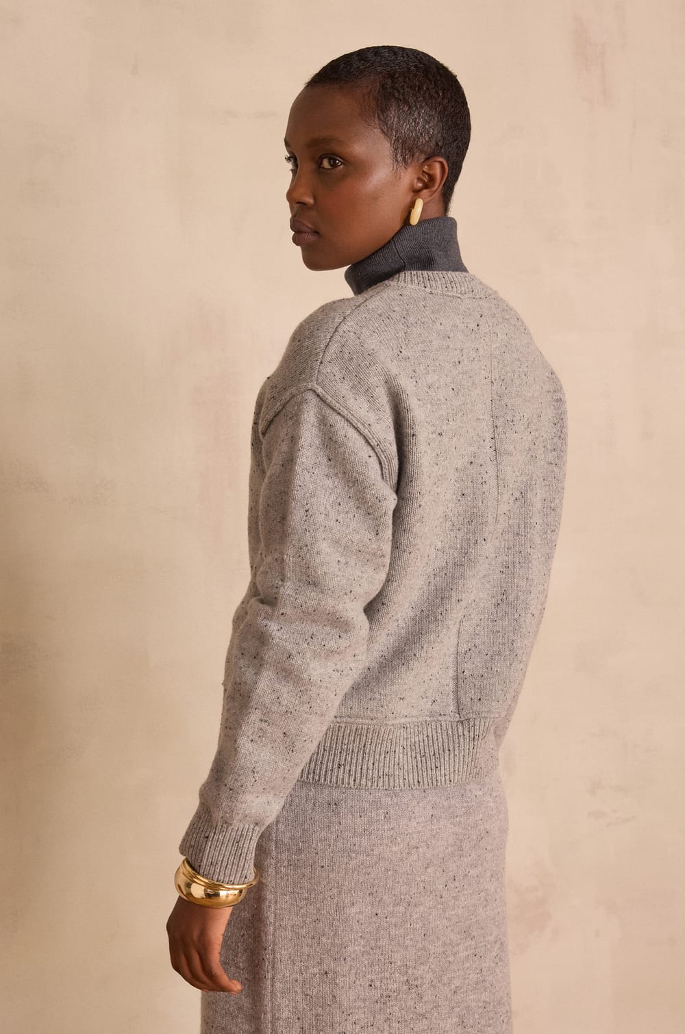 BAWER 100% wool cardigan;${refinementColor}