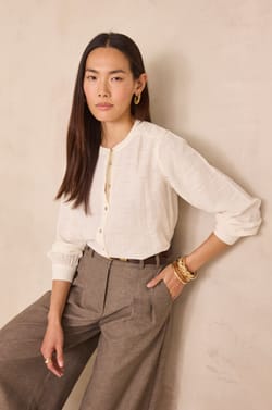 100% cotton DALIA blouse;${refinementColor}