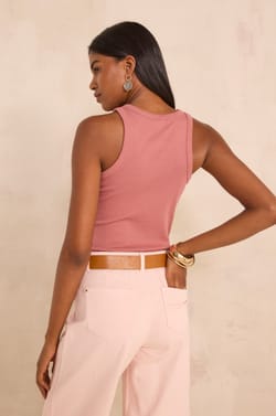 D&eacute;bardeur en coton m&eacute;lang&eacute; LEOPOLD;${refinementColor}