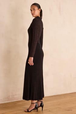 Glitter knit dress RADIEUSE;${refinementColor}