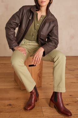 Pantalon MATEO en coton;${refinementColor}