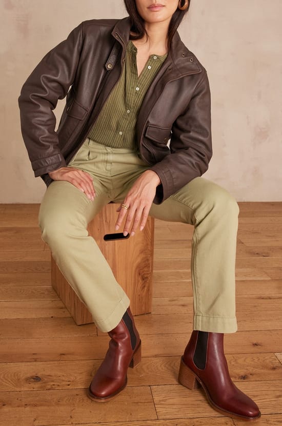 Pantalon MATEO en coton;${refinementColor}