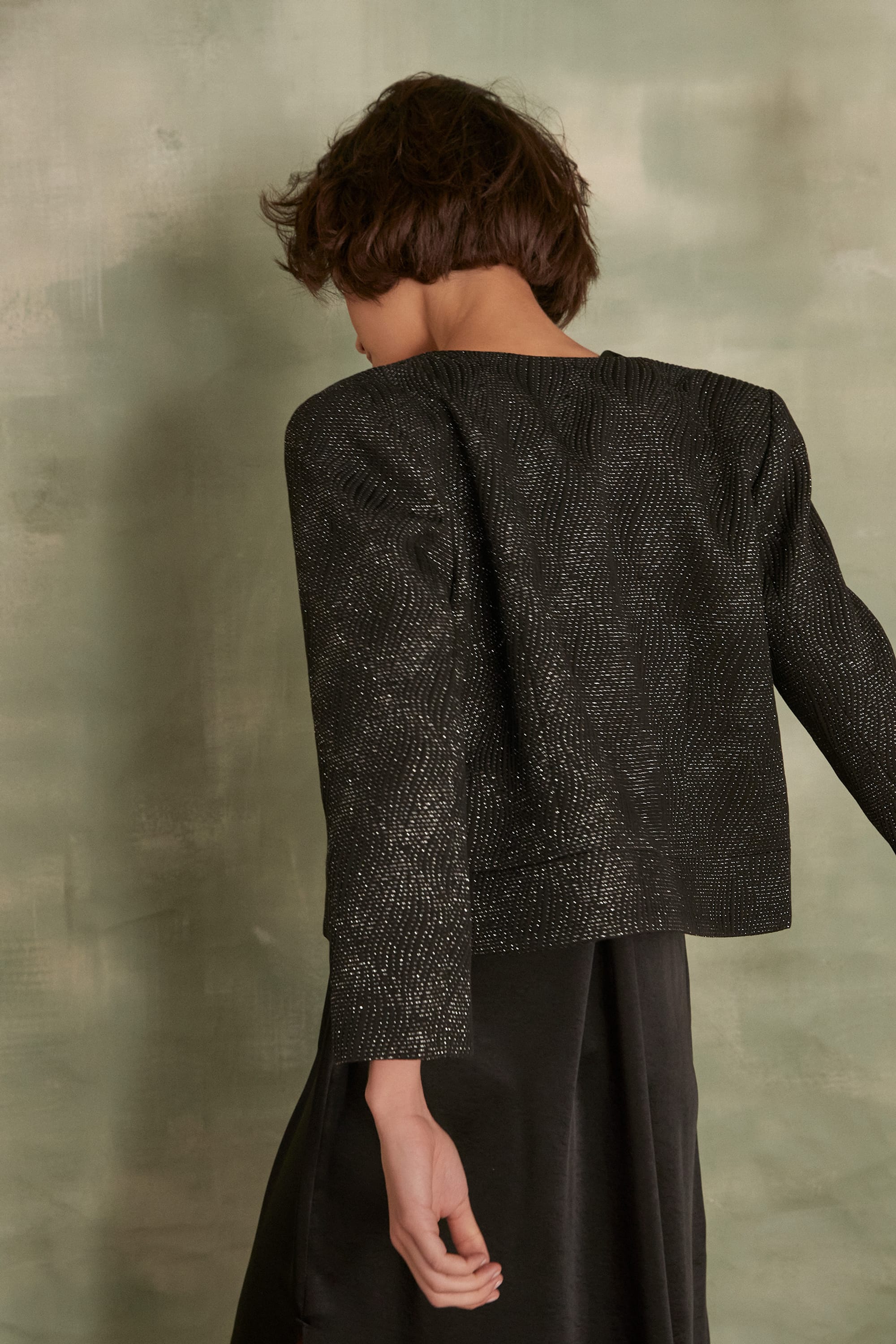 Archway Bolero Blazer in Jacquard