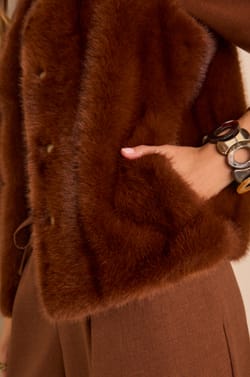 Gilet sans manches cannelle BROOKLYN;${refinementColor}