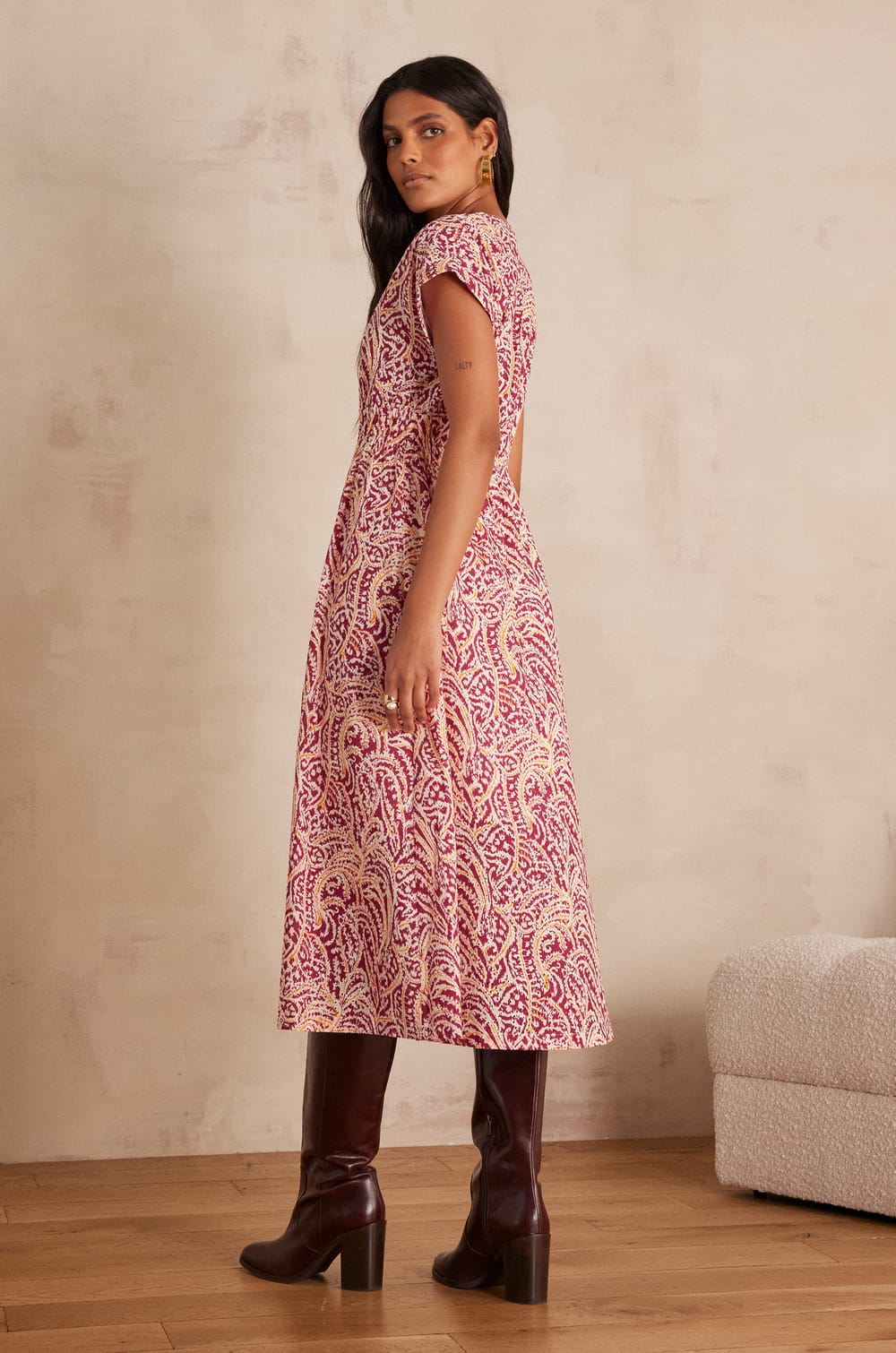 REVE cotton dress;${refinementColor}