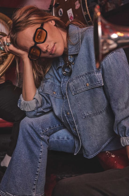 CLARA Denim Shirt PhotoZ | 1-2-3