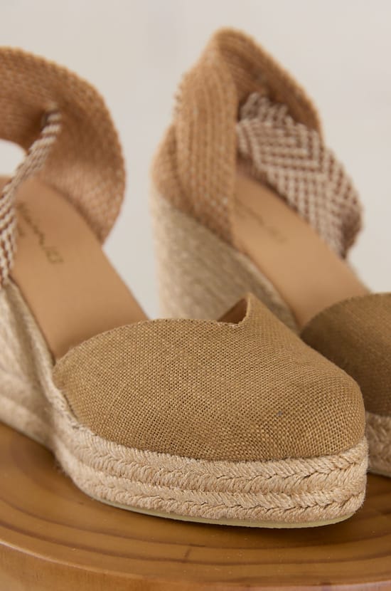 Cotton heeled espadrilles STELLA;${refinementColor}