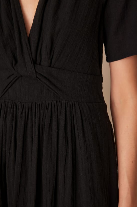 Long LOVE cotton dress;${refinementColor}