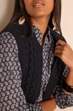 Gilet sans manches BIXENTE en laine;${refinementColor}