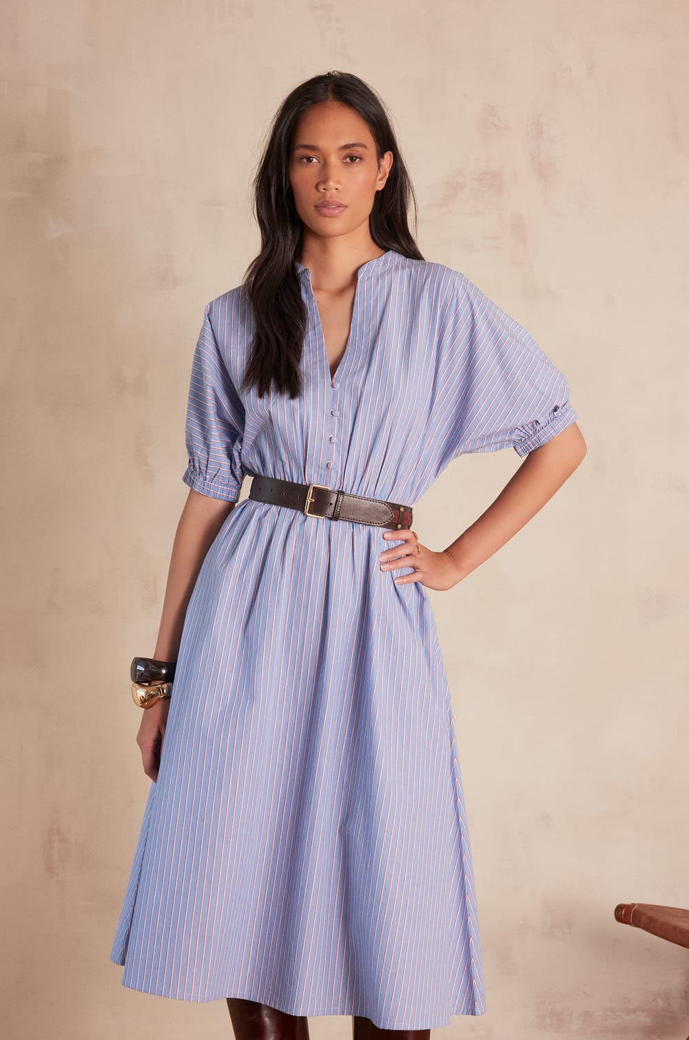 CORDELIA Cotton Dress;${refinementColor}