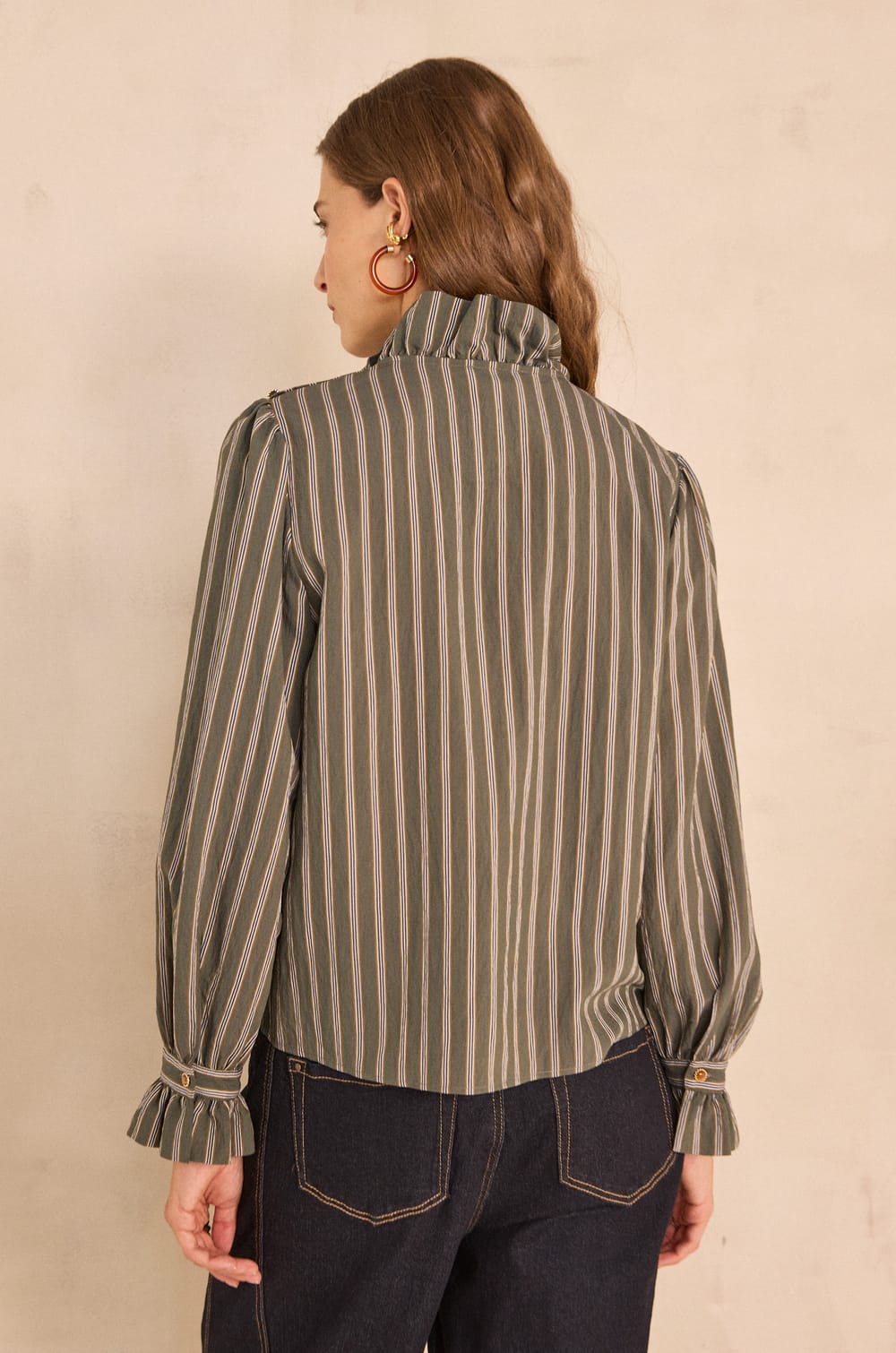MARIA striped blouse;${refinementColor}