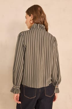 Blouse &agrave; rayures MARCIA;${refinementColor}