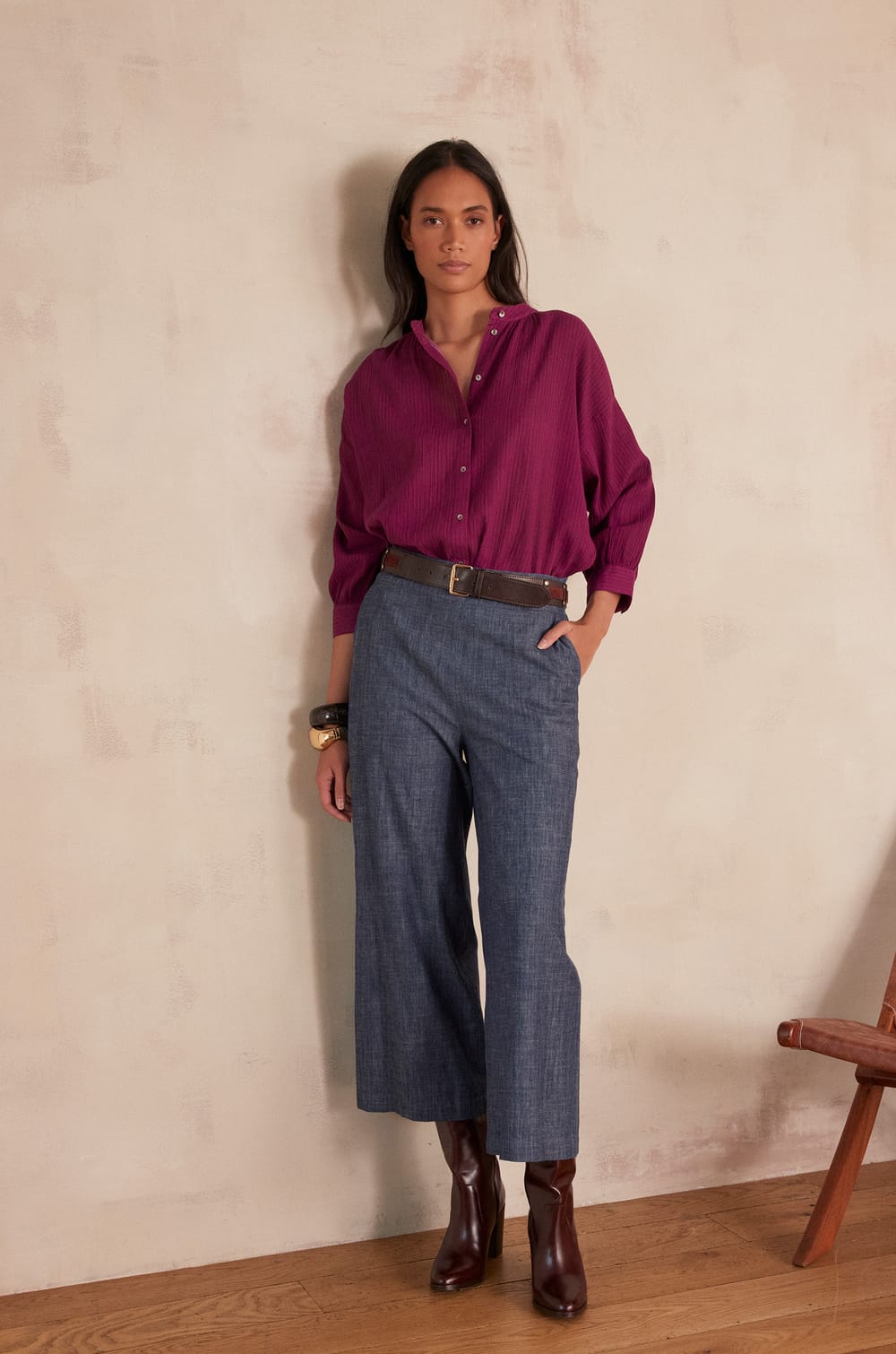 BERTHIE Trousers;${refinementColor}