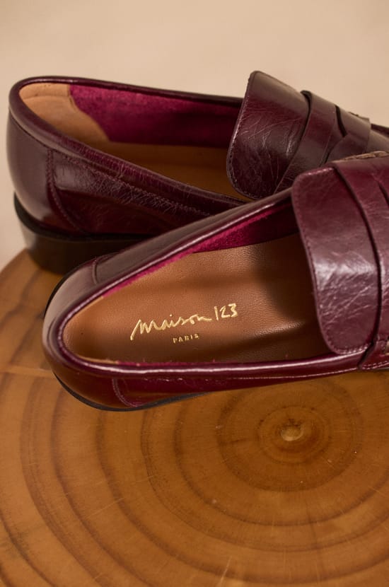 Mocassins en cuir ORNELLA;${refinementColor}