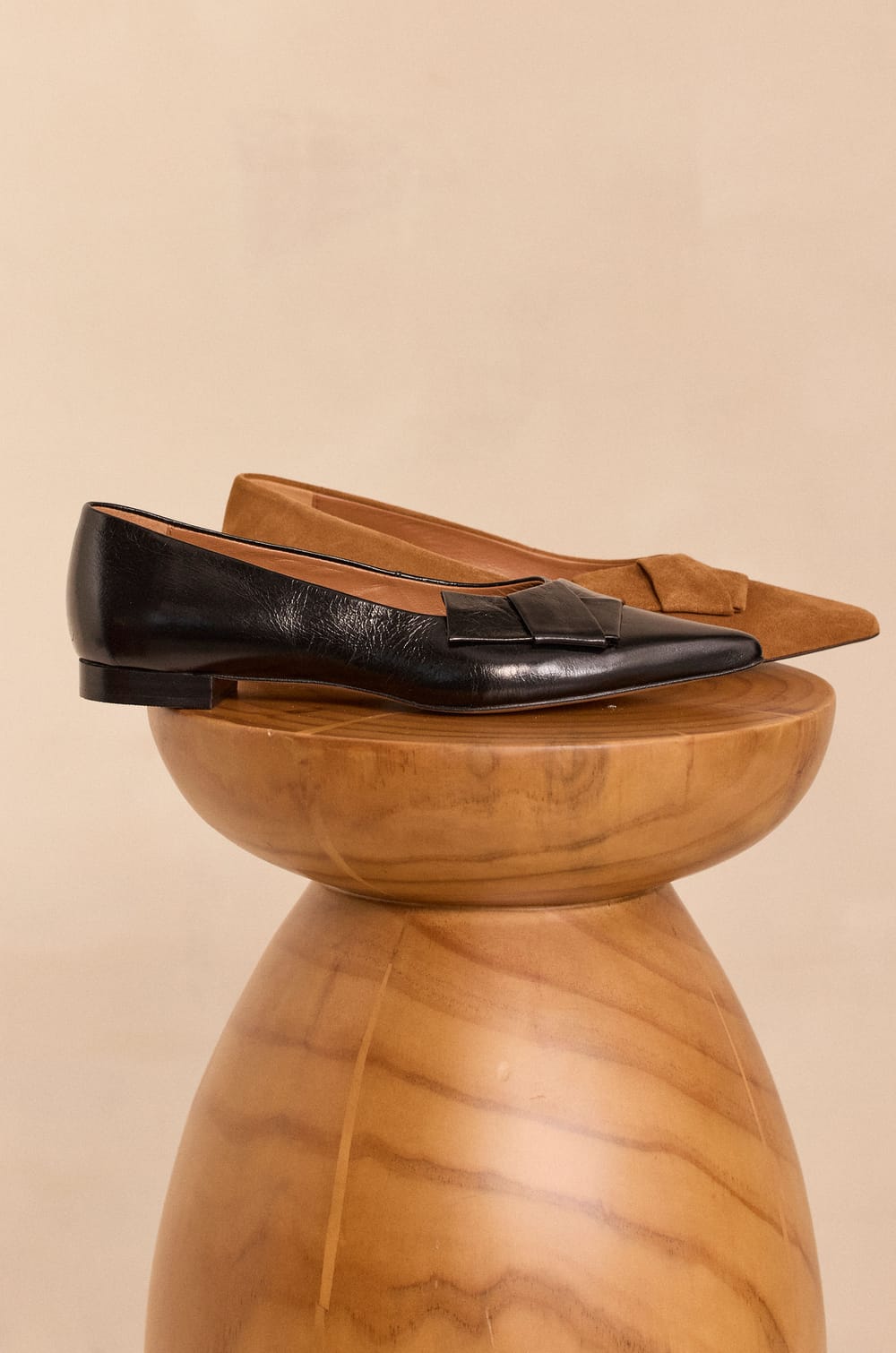 100% leather SARAH ballet flats;${refinementColor}
