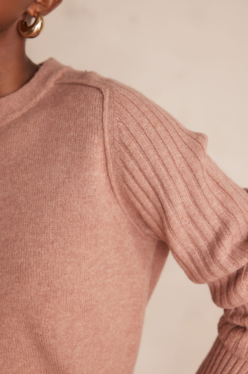 BROOKLYN ribbed wool Jumper;${refinementColor}