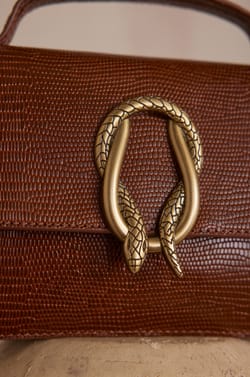 LEON MINI leather bag;${refinementColor}