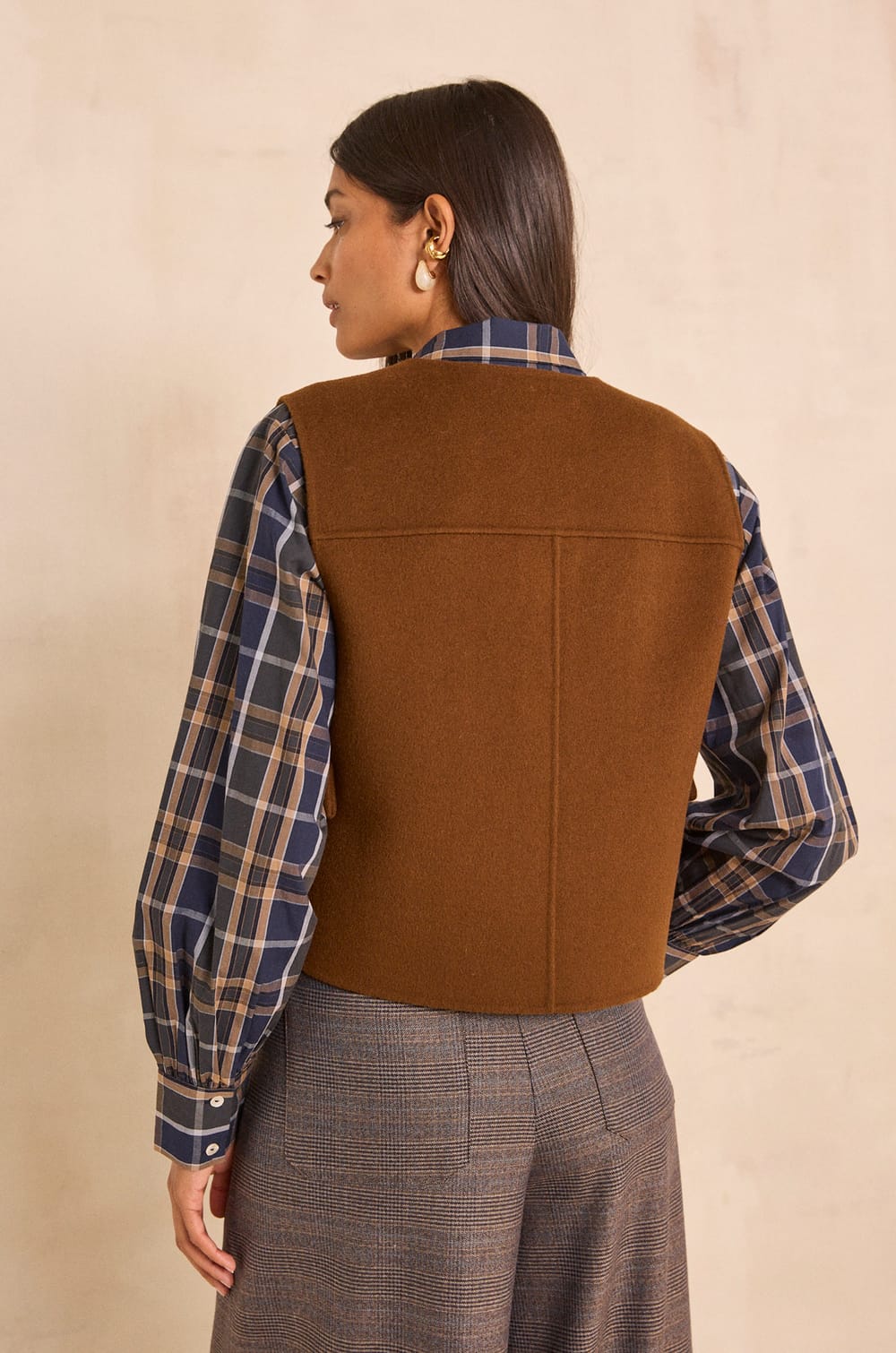 MARIUS mixed wool sleeveless top;${refinementColor}