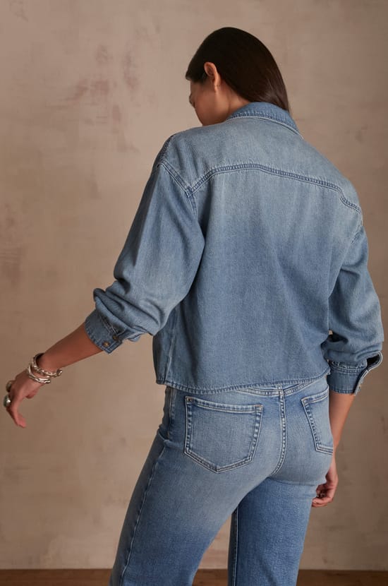 CLARA Denim Shirt PhotoZ | 1-2-3