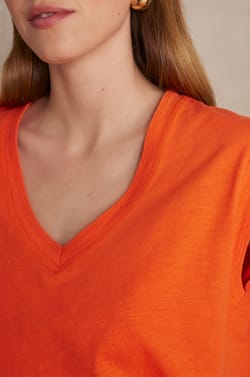 T-shirt DELYA en coton;${refinementColor}