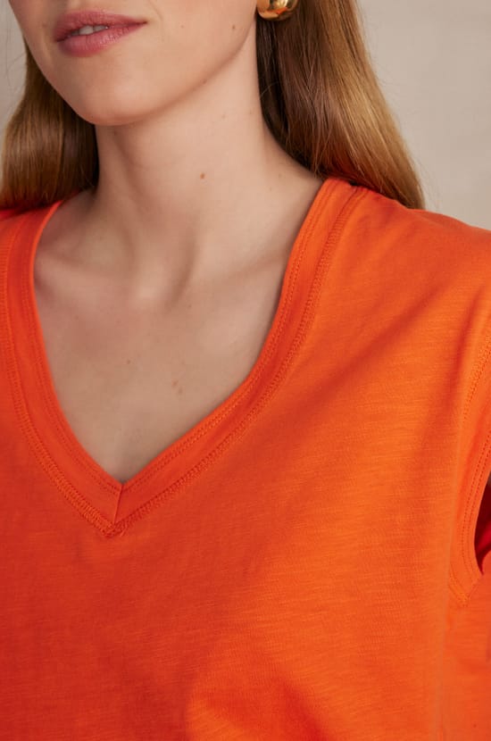 T-shirt DELYA en coton;${refinementColor}