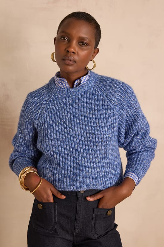 BULLE ribbed jumper;${refinementColor}